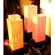 LT3043 โคมไฟตั้งโต๊ะเหลียมกระบอกเย็บกรีบ