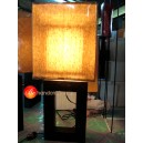 LT3067 โคมไฟตั้งโต๊ะฐานไม้สีเหลี่ยม