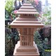 AD001 โคมไฟไม้สัก