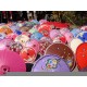 BMU019 ร่มเคลือบน้ำมันเพ้นท์ลาย
