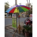BMU019 ร่มเคลือบน้ำมันเพ้นท์ลาย