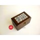 EGB 1015 09 011 กล่องไม้สักแต่งเปลือกไข่ (eggshell box)