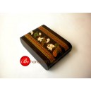 F-PB 1420 06 001  กล่องไม้สักเพ้นท์ลาย (wooden box painting.)
