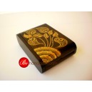 F-PB 1420 06 001  กล่องไม้สักเพ้นท์ลาย (wooden box painting.)