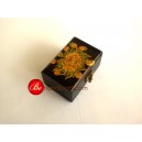 HN-PB 75115 55 001  กล่องไม้สักเพ้นท์ลาย (wooden box painting.) 