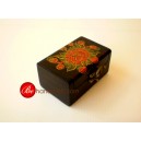 HN-PB 75115 55 001  กล่องไม้สักเพ้นท์ลาย (wooden box painting.) 